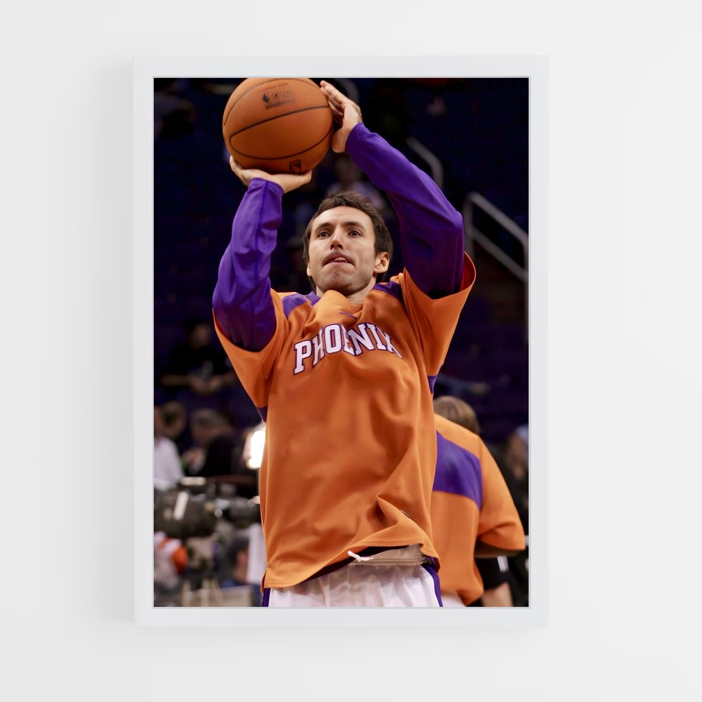 Poster Steve nash tirer – affiche Basketball (vue 3)